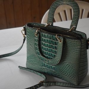 Teal Turquoise Turtle Purse